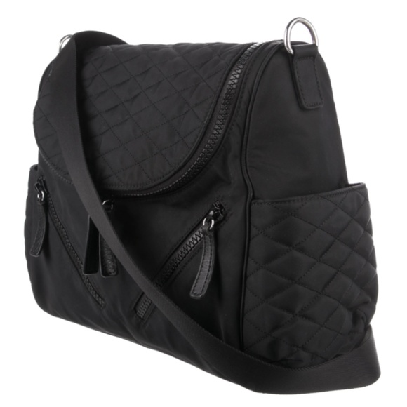 NWOT $295 Rebecca Minkoff 'Jude' Nylon Baby Bag in a Matte Black Finish! - Picture 2 of 7